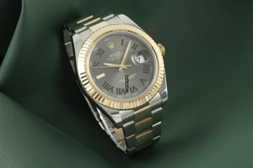 Inexpensive Replica Rolex Datejust II 116333 Caliber 3136 Automatic Movement 41mm Gold/steel Case Mens/unisex Watch - Image 2