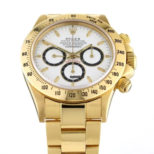 Suitable Replica Rolex Daytona 16528 Automatic Movement 40mm Yellow Gold Case Watch