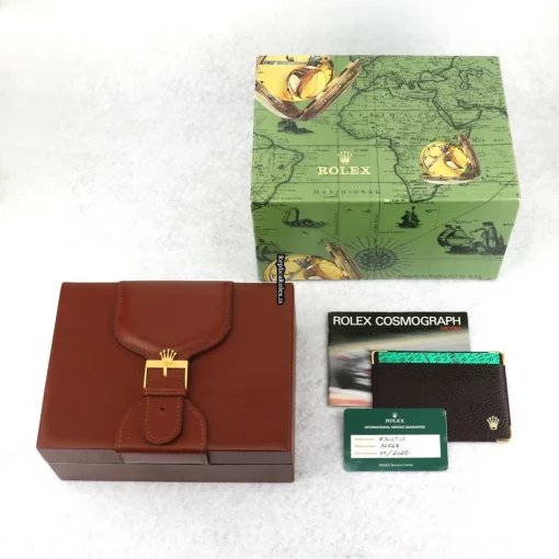 Suitable Replica Rolex Daytona 16528 Automatic Movement 40mm Yellow Gold Case Watch - Image 9
