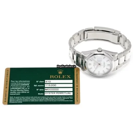 Popular Replica Rolex Oyster Perpetual Date 115200 Caliber 3135 Automatic Movement 34mm Steel Case Watch - Image 5