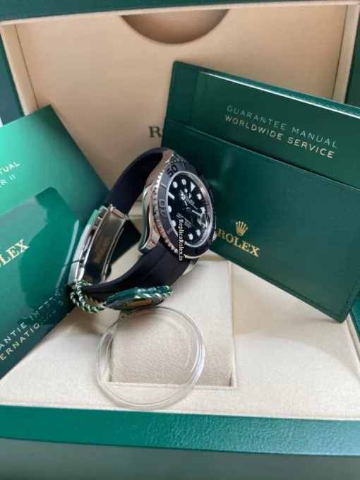 Incredible Replica Rolex Yacht-master 42 226659 Caliber 3235 Automatic Movement 42mm White Gold Case Mens/unisex Watch - Image 12