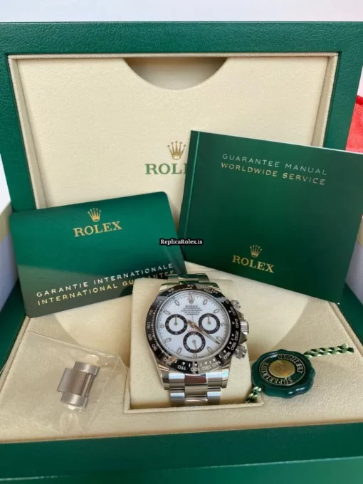 Nice Copies Rolex Daytona 116500ln Caliber 4130 Automatic Movement 40mm Steel Case Mens/unisex Watch - Image 10