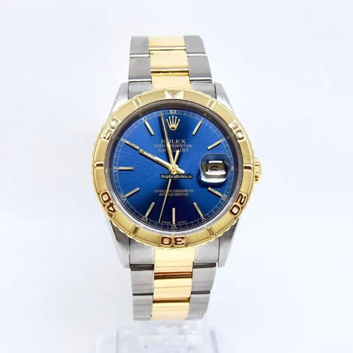 Excellent Imitation Rolex Datejust Turn-o-graph 16263 Caliber 3155 Automatic Movement 36mm Gold/steel Case Mens/unisex Watch