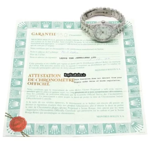 Discount Replica Rolex Day-date 118366a Caliber 3155 Automatic Movement 36mm Platinum Case Watch - Image 5