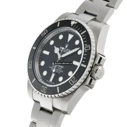 Excellent Replica Rolex Submariner 114060 Caliber 3130 Automatic Movement 40mm Steel Case Watch - Image 2