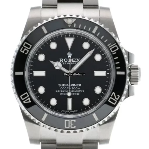 Excellent Replica Rolex Submariner 114060 Caliber 3130 Automatic Movement 40mm Steel Case Watch - Image 6
