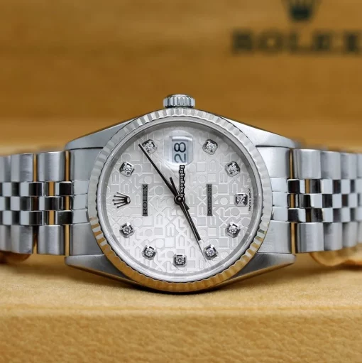 Incredible Clone Rolex Datejust 16234 Caliber 3135 Automatic Movement 36mm Steel Case Mens/unisex Watch - Image 3