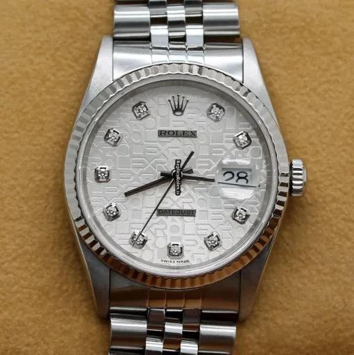 Incredible Clone Rolex Datejust 16234 Caliber 3135 Automatic Movement 36mm Steel Case Mens/unisex Watch - Image 4