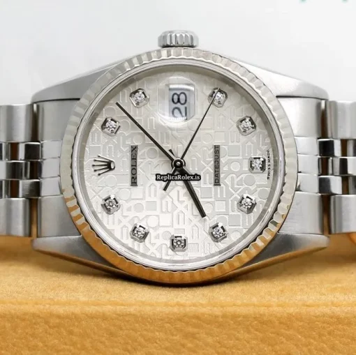 Incredible Clone Rolex Datejust 16234 Caliber 3135 Automatic Movement 36mm Steel Case Mens/unisex Watch - Image 6