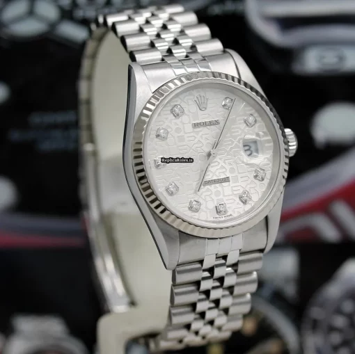 Incredible Clone Rolex Datejust 16234 Caliber 3135 Automatic Movement 36mm Steel Case Mens/unisex Watch - Image 7