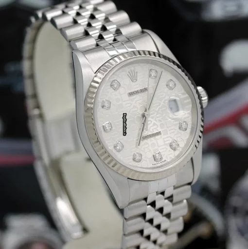 Incredible Clone Rolex Datejust 16234 Caliber 3135 Automatic Movement 36mm Steel Case Mens/unisex Watch - Image 9