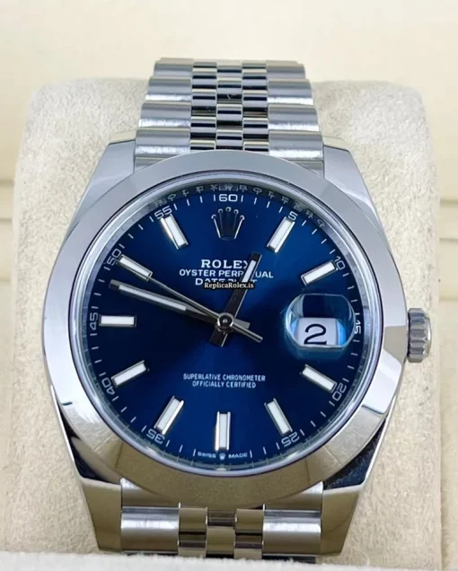 Great Fakes Rolex Datejust 126300 Caliber 3235 Automatic Movement 41x48mm Steel Case Mens/unisex Watch - Image 8