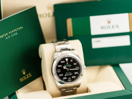 Top Replica Rolex Air King 116900 Cosc Automatic Movement 40mm Steel Case Mens/unisex Watch - Image 8