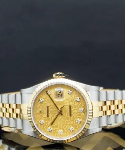 Perfect Replica Rolex Datejust 16233 Caliber 3135 Automatic Movement 36mm Steel Case Mens/unisex Watch