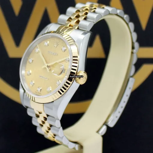 Perfect Replica Rolex Datejust 16233 Caliber 3135 Automatic Movement 36mm Steel Case Mens/unisex Watch - Image 8
