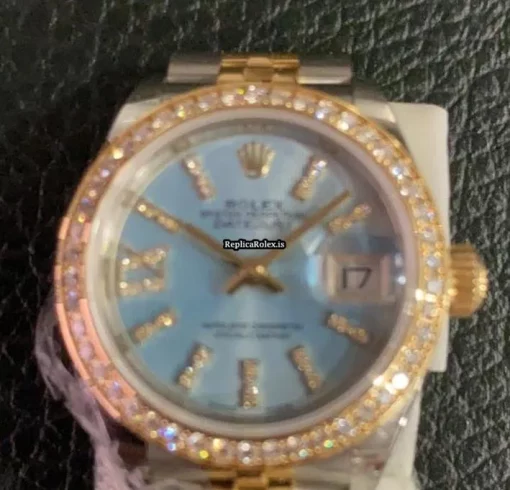 Ideal Copies Rolex Datejust 279383rbr Caliber 2236 Automatic Movement 28mm Gold/steel Case Womens Watch