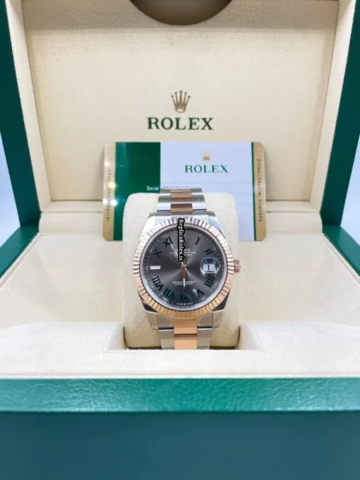 Mind-boggling Replicas Rolex Datejust II 126331 Caliber 3235 Automatic Movement 41mm Gold/steel Case Mens/unisex Watch - Image 9