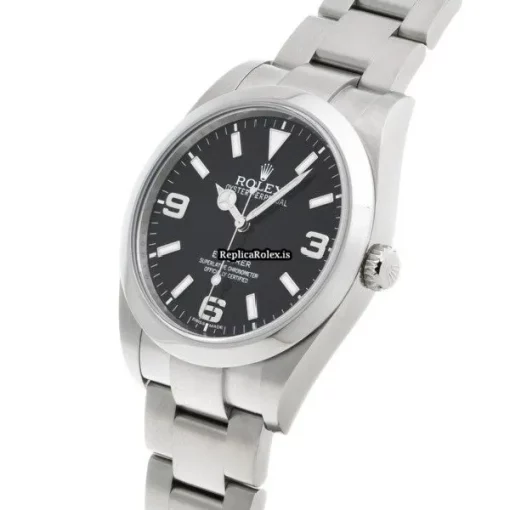 Perfect Replica Rolex Explorer 214270 Caliber 3132 Automatic Movement 39mm Steel Case Watch - Image 2