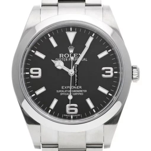 Perfect Replica Rolex Explorer 214270 Caliber 3132 Automatic Movement 39mm Steel Case Watch - Image 6
