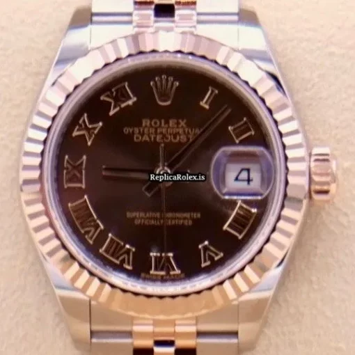 Trustworthy Fakes Rolex Lady-datejust 279171 Automatic Movement 28mm Gold/steel Case Womens Watch