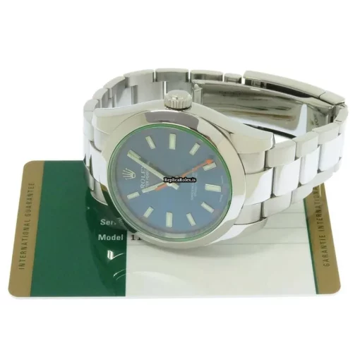 Awesome Replica Rolex Milgauss 116400gv Caliber 3131 Automatic Movement 40mm Steel Case Mens/unisex Watch - Image 16