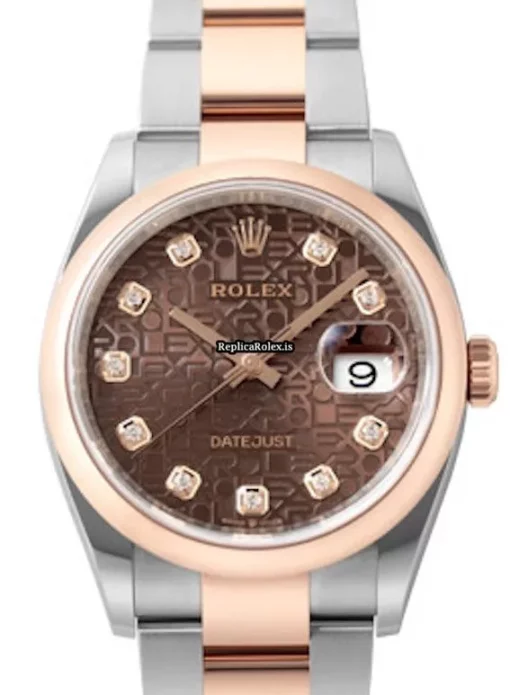 Fabulous Replica Rolex Datejust 126201 Automatic Movement 36mm Gold/steel Case Mens/unisex Watch