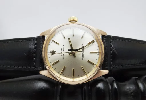 Good Copy Rolex Oyster Perpetual 34 1003 Caliber 1560 Automatic Movement 34x39mm Rose Gold Case Mens/unisex Watch - Image 10