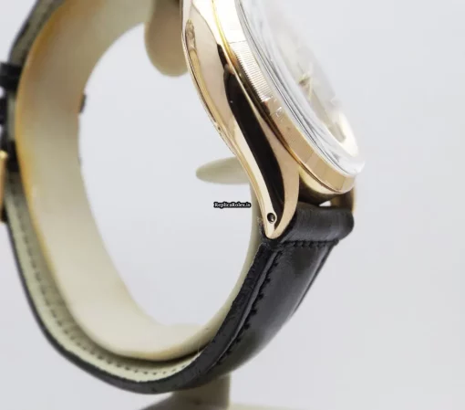 Good Copy Rolex Oyster Perpetual 34 1003 Caliber 1560 Automatic Movement 34x39mm Rose Gold Case Mens/unisex Watch - Image 5
