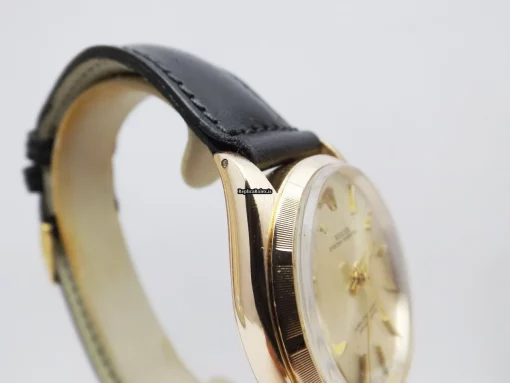 Good Copy Rolex Oyster Perpetual 34 1003 Caliber 1560 Automatic Movement 34x39mm Rose Gold Case Mens/unisex Watch - Image 6