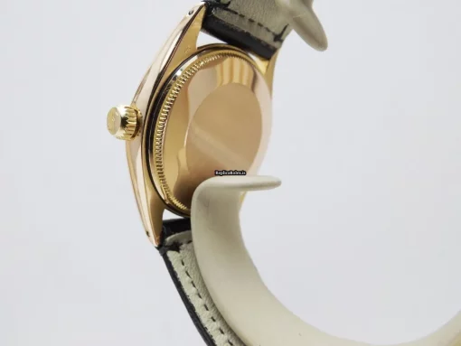 Good Copy Rolex Oyster Perpetual 34 1003 Caliber 1560 Automatic Movement 34x39mm Rose Gold Case Mens/unisex Watch - Image 8