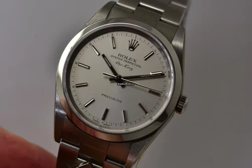 Awesome Replica Rolex Air King Precision 14000 Automatic Movement 34mm Steel Case Mens/unisex Watch - Image 9