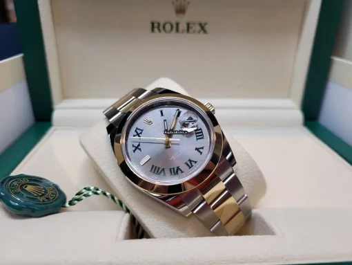 Quality Replica Rolex Datejust 126303 Caliber 3235 Automatic Movement 41mm Gold/steel Case Mens/unisex Watch - Image 5