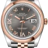 High-end Replica Rolex Datejust 126201 Automatic Movement 36mm Gold/steel Case Mens/unisex Watch