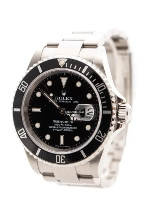 Swiss Replica Rolex Submariner Date 16610 Caliber 3135 Automatic Movement 40mm Steel Case Mens/unisex Watch - Image 4