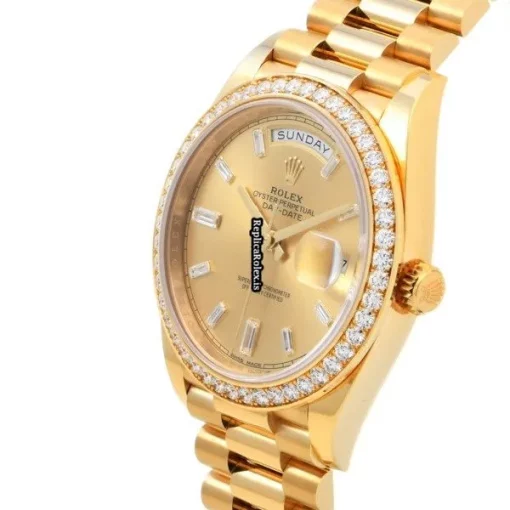 Aaa Clone Rolex Day-date 40 228348rbr Caliber 3255 Automatic Movement 40mm Yellow Gold Case Watch - Image 2