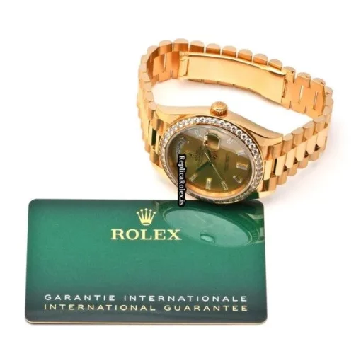 Aaa Clone Rolex Day-date 40 228348rbr Caliber 3255 Automatic Movement 40mm Yellow Gold Case Watch - Image 5