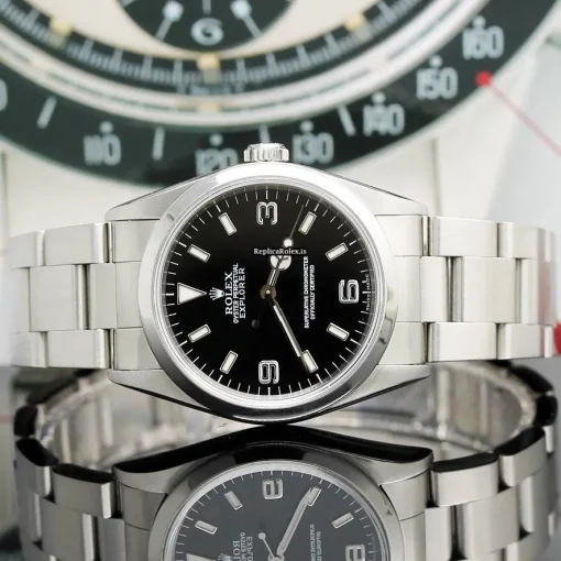 Great Replica Rolex Explorer 14270 Caliber 3000 Automatic Movement 36x43mm Steel Case Mens/unisex Watch - Image 5