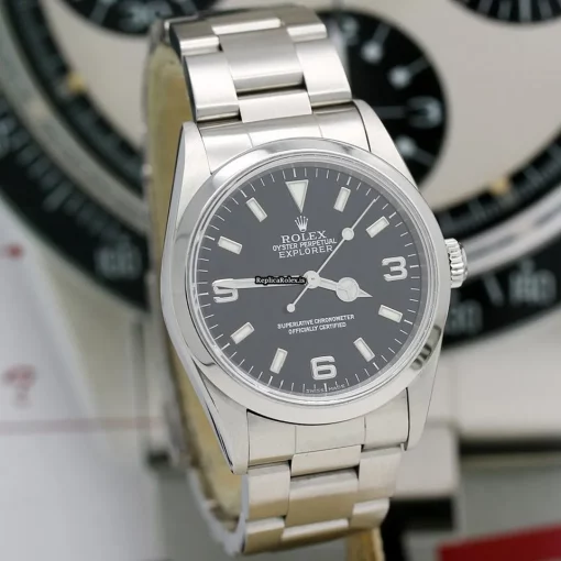 Great Replica Rolex Explorer 14270 Caliber 3000 Automatic Movement 36x43mm Steel Case Mens/unisex Watch - Image 7