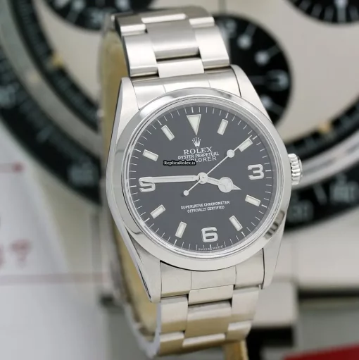 Great Replica Rolex Explorer 14270 Caliber 3000 Automatic Movement 36x43mm Steel Case Mens/unisex Watch - Image 8