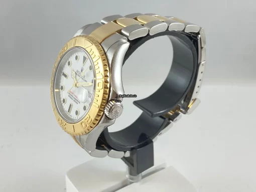 Defect Copy Rolex Yacht-master 40 16623 Caliber 3135 Automatic Movement 40mm Gold/steel Case Mens/unisex Watch - Image 3