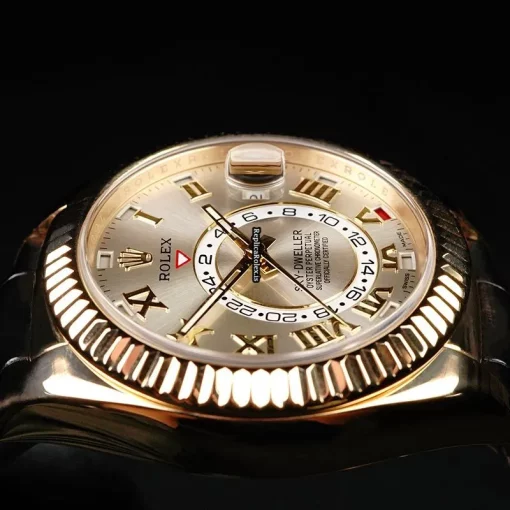 Epic Replica Rolex Sky-dweller 326138 Automatic Movement 42mm Yellow Gold Case Mens/unisex Watch - Image 10