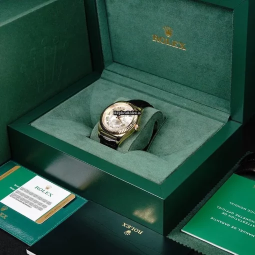 Epic Replica Rolex Sky-dweller 326138 Automatic Movement 42mm Yellow Gold Case Mens/unisex Watch - Image 14