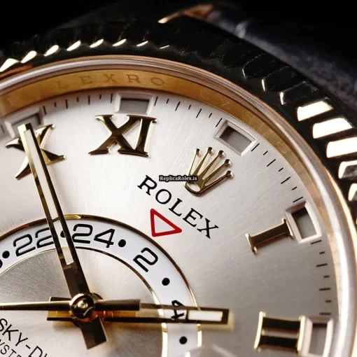 Epic Replica Rolex Sky-dweller 326138 Automatic Movement 42mm Yellow Gold Case Mens/unisex Watch - Image 6