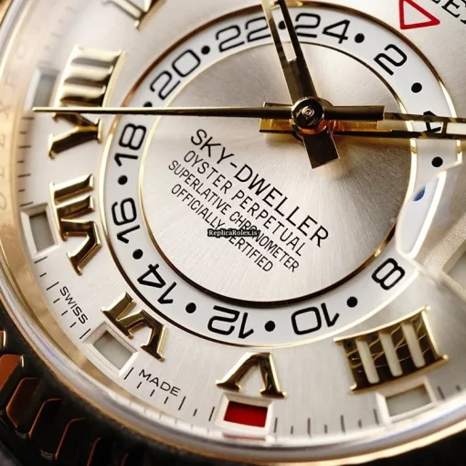 Epic Replica Rolex Sky-dweller 326138 Automatic Movement 42mm Yellow Gold Case Mens/unisex Watch - Image 7
