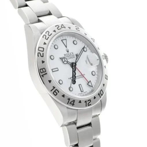 Fine Replica Rolex Explorer II 16570 Caliber 3185 Automatic Movement 40mm Steel Case Watch - Image 3