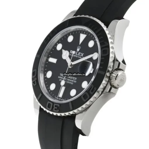 Swiss Fake Rolex Yacht-master 42 226659 Caliber 3235 Automatic Movement 42mm White Gold Case Watch - Image 2