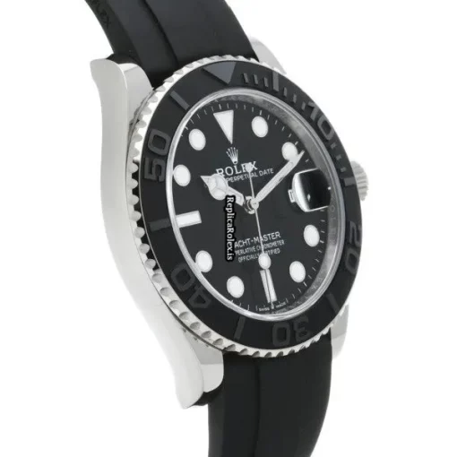 Swiss Fake Rolex Yacht-master 42 226659 Caliber 3235 Automatic Movement 42mm White Gold Case Watch - Image 3