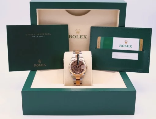 Amazing Replica Rolex Lady-datejust 178241 Automatic Movement 31mm Gold/steel Case Womens Watch - Image 2