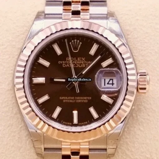 Remarkable Replica Rolex Lady-datejust 279171 Automatic Movement 28mm Gold/steel Case Womens Watch