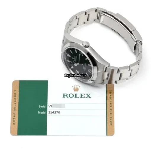 Aaa Fake Rolex Explorer 214270 Caliber 3132 Automatic Movement 39mm Steel Case Watch - Image 5
